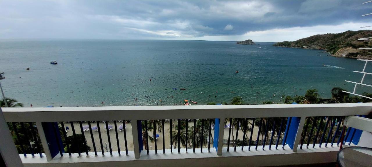 Aptartamentos Tematicos Con Balcon Panoramico Frente A La Playa Apartment Santa Marta  Exterior photo