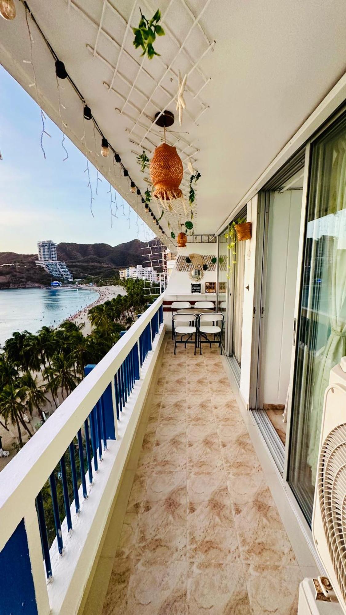 Aptartamentos Tematicos Con Balcon Panoramico Frente A La Playa Apartment Santa Marta  Exterior photo